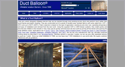 Desktop Screenshot of ductballoon.com